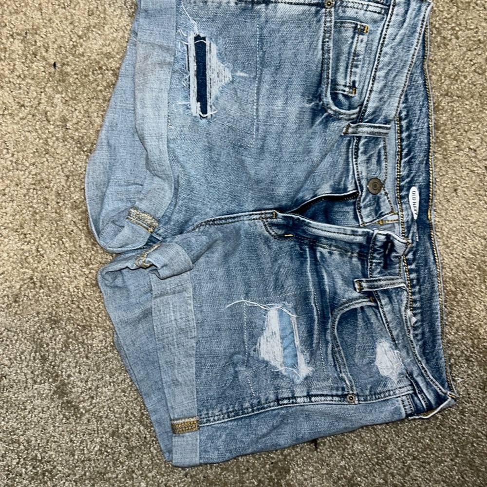 Old navy blue jeans